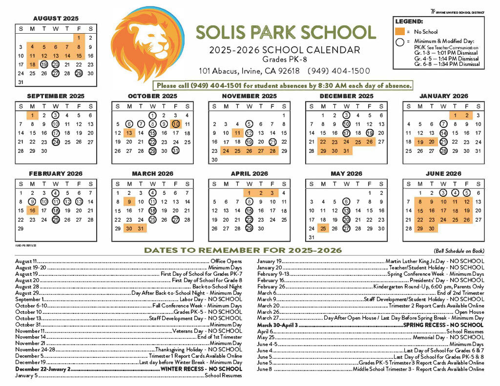 SO CALENDAR